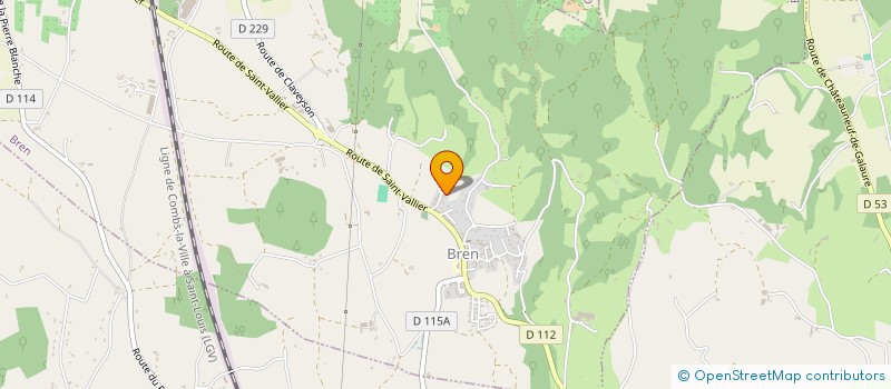 localisation de l'entreprise MADAME MYRIAM MONTET  SAINT-JEAN-DE-GALAURE