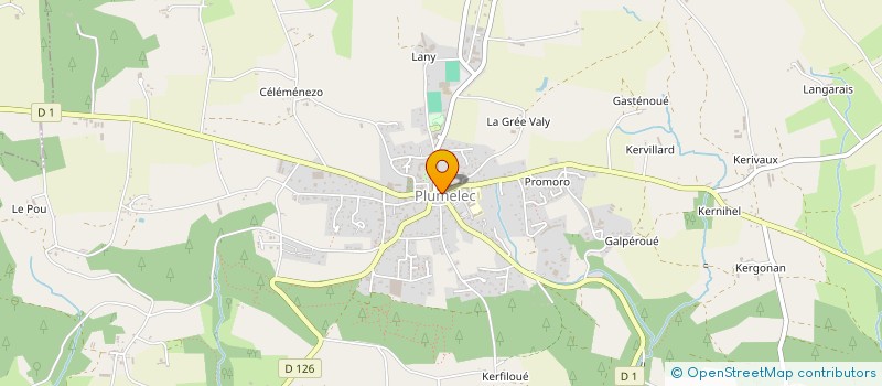 localisation de l'entreprise MADAME MYRIAM MORICE  PLUMELEC