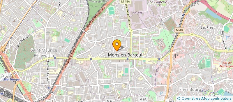 localisation de l'entreprise MADAME MYRIAM MOUCHIE  MONS-EN-BARUL