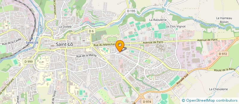 localisation de l'entreprise MADAME MYRIAM MOUEZA  SAINT-LO