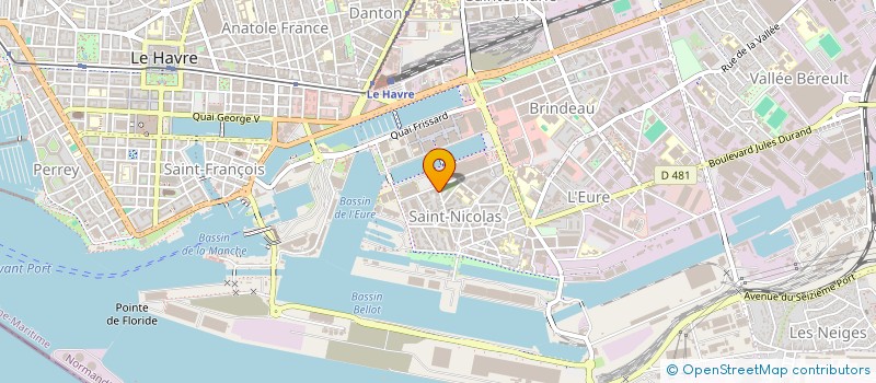 localisation de l'entreprise MADAME MYRIAM MOUMEN  LE HAVRE