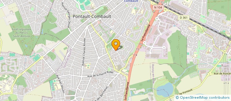 localisation de l'entreprise MADAME MYRIAM MOURCHID à PONTAULT-COMBAULT