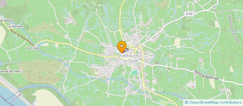 localisation de l'entreprise MADAME MYRIAM MOUSSY  CHATEAUNEUF-DU-PAPE