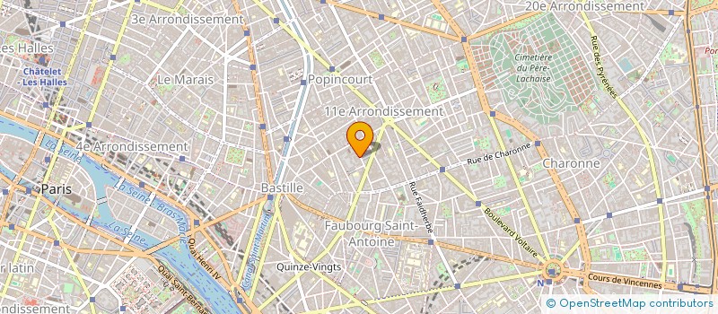 localisation de l'entreprise MADAME MYRIAM MUET  PARIS