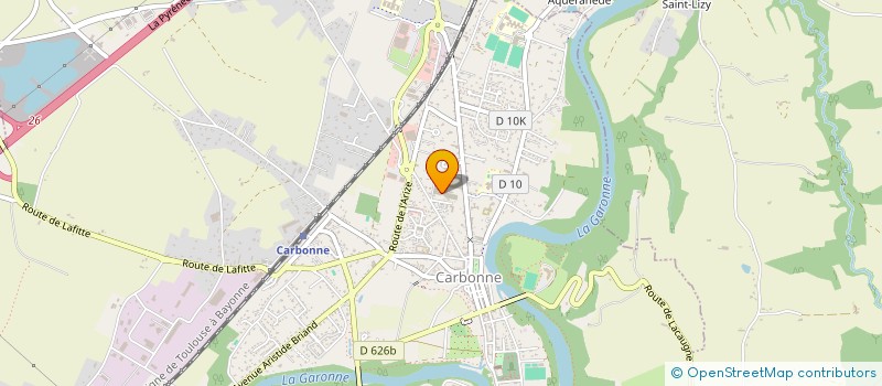 localisation de l'entreprise MADAME MYRIAM NABARLAS  CARBONNE