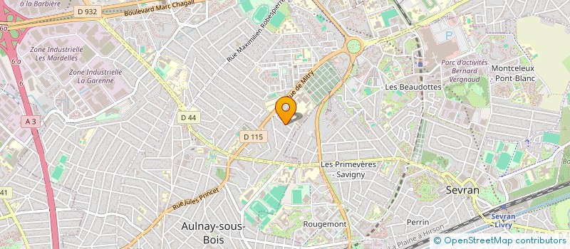 localisation de l'entreprise MADAME MYRIAM NACER CHERIF à AULNAY-SOUS-BOIS