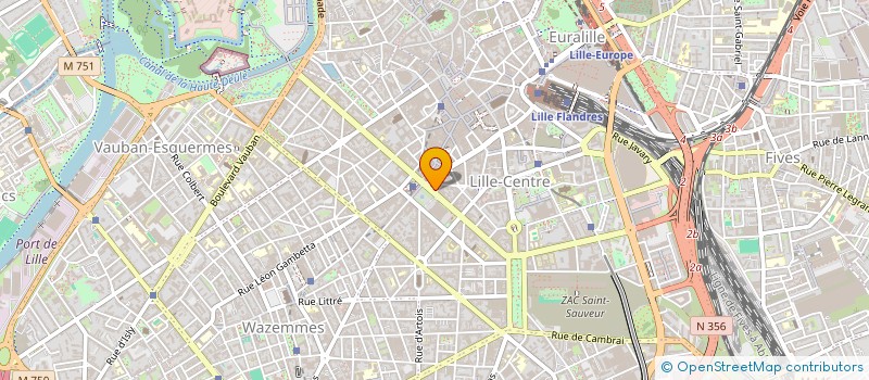 localisation de l'entreprise MADAME MYRIAM NAEDTS  LILLE