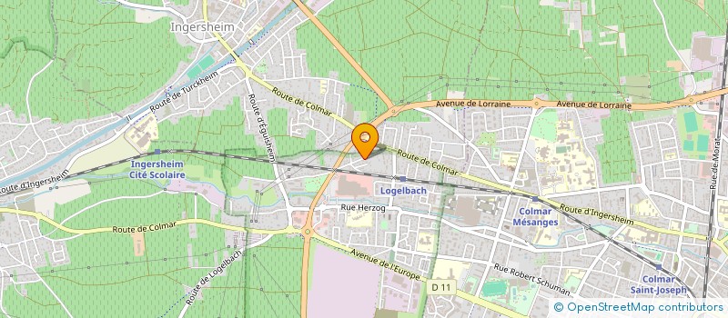 localisation de l'entreprise MADAME MYRIAM NAGHMOUCHI  WINTZENHEIM