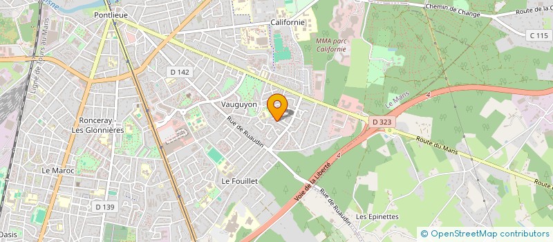 localisation de l'entreprise MADAME MYRIAM NAKHOUIA  LE MANS