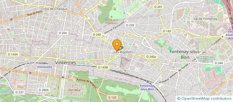 localisation de l'entreprise MADAME MYRIAM NOEL à VINCENNES