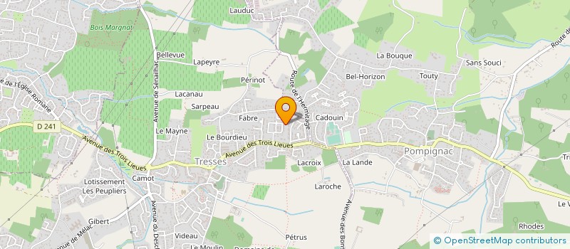 localisation de l'entreprise MADAME MYRIAM NOUARI  TRESSES