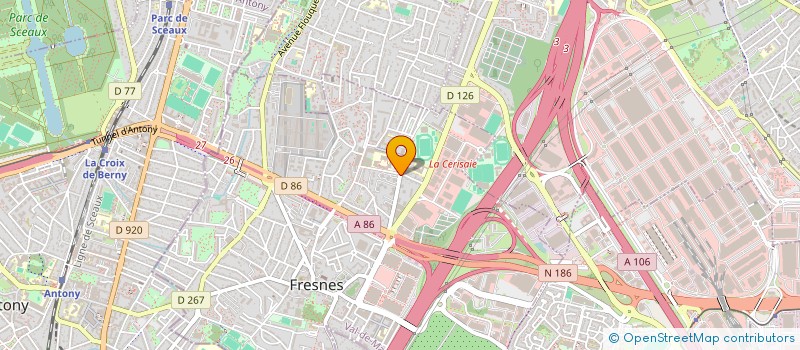 localisation de l'entreprise MADAME MYRIAM NSAR  FRESNES