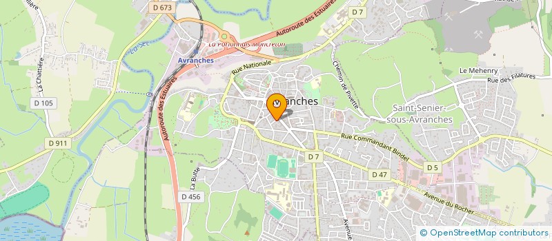 localisation de l'entreprise MADAME MYRIAM ONNO  AVRANCHES