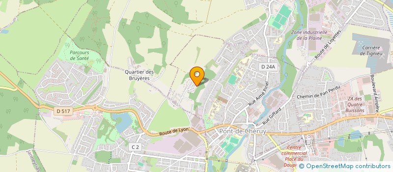 localisation de l'entreprise MADAME MYRIAM OUARAB  PONT-DE-CHERUY