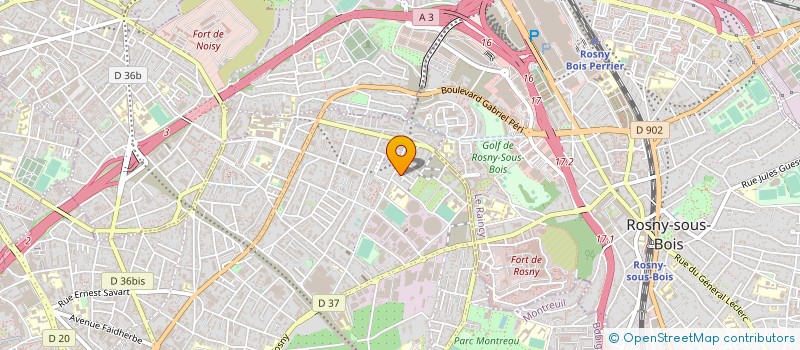 localisation de l'entreprise MADAME MYRIAM OUATTARA à MONTREUIL