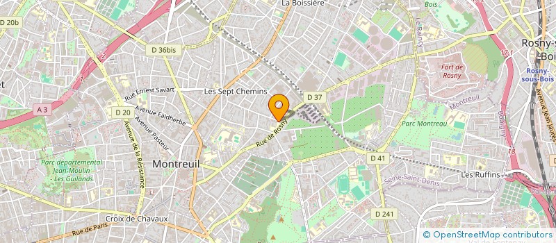 localisation de l'entreprise MADAME MYRIAM OUEDDA à MONTREUIL