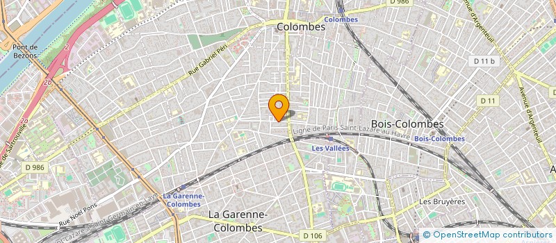 localisation de l'entreprise MADAME MYRIAM OUFELLA  COLOMBES