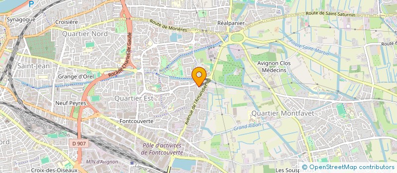 localisation de l'entreprise MADAME MYRIAM OULED-DIAF  AVIGNON