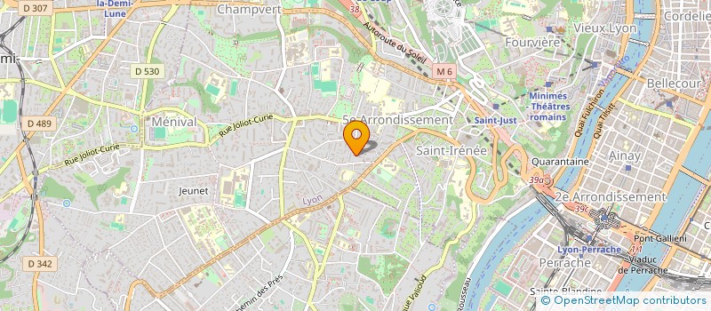 localisation de l'entreprise MADAME MYRIAM OZIER à LYON 5EME