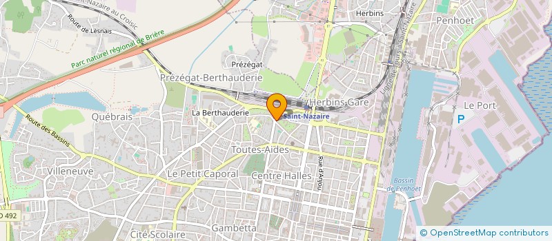 localisation de l'entreprise MADAME MYRIAM PAQUEREAU à SAINT-NAZAIRE