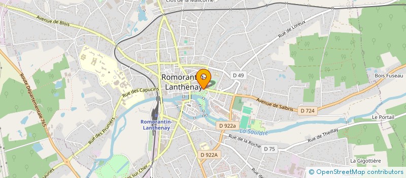 localisation de l'entreprise MADAME MYRIAM PECQUEUR  ROMORANTIN-LANTHENAY