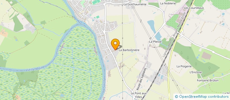 localisation de l'entreprise MADAME MYRIAM PELLUAU à ANGERS