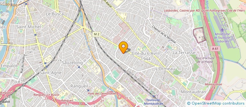localisation de l'entreprise MADAME MYRIAM PEYROULET à TOULOUSE