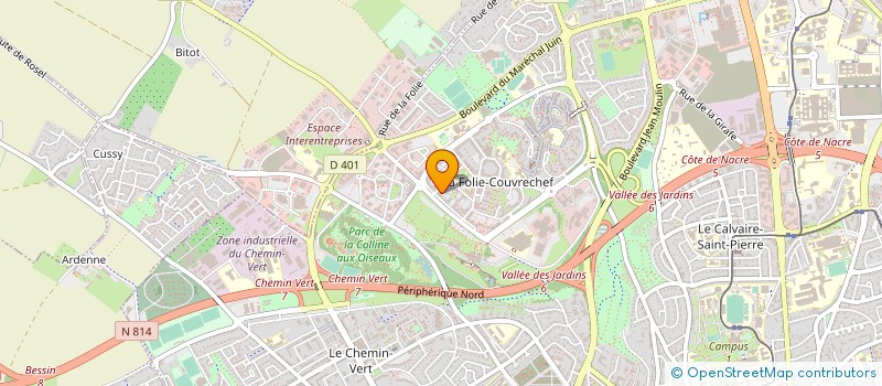localisation de l'entreprise MADAME MYRIAM PHILIPPE à CAEN