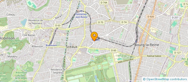 localisation de l'entreprise MADAME MYRIAM PIERSON à SCEAUX