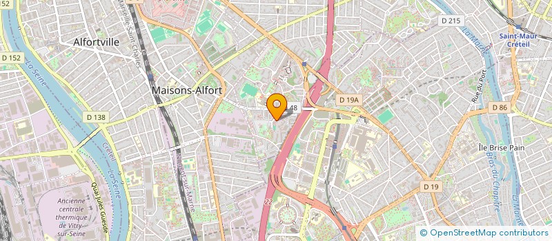 localisation de l'entreprise MADAME MYRIAM PINTO à MAISONS-ALFORT