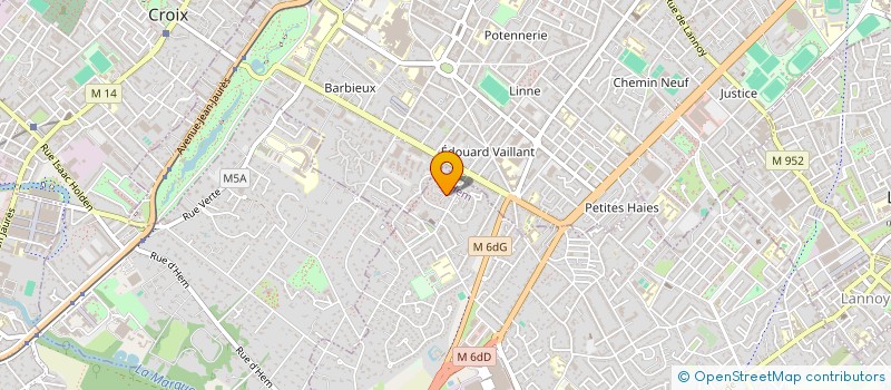 localisation de l'entreprise MADAME MYRIAM PIOT  HEM