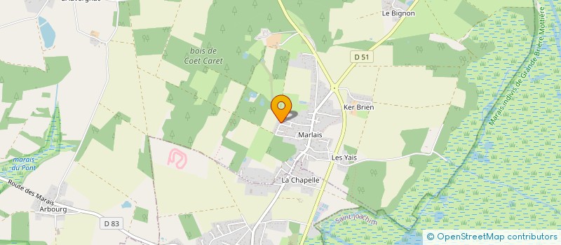 localisation de l'entreprise MADAME MYRIAM PIQUET à HERBIGNAC