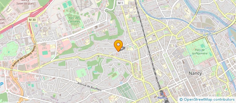 localisation de l'entreprise MADAME MYRIAM PIROIRD  NANCY