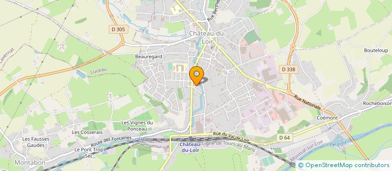 localisation de l'entreprise MADAME MYRIAM PITTALIS  MONTVAL-SUR-LOIR