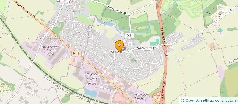 localisation de l'entreprise MADAME MYRIAM PLATROZ  SERVON