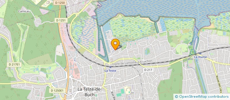 localisation de l'entreprise MADAME MYRIAM POISOT à LA TESTE-DE-BUCH