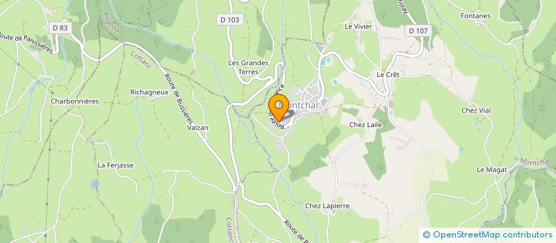 localisation de l'entreprise MADAME MYRIAM PONCET à PANISSIERES