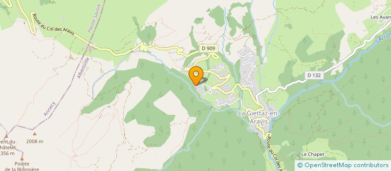 localisation de l'entreprise MADAME MYRIAM PORRET  LA GIETTAZ