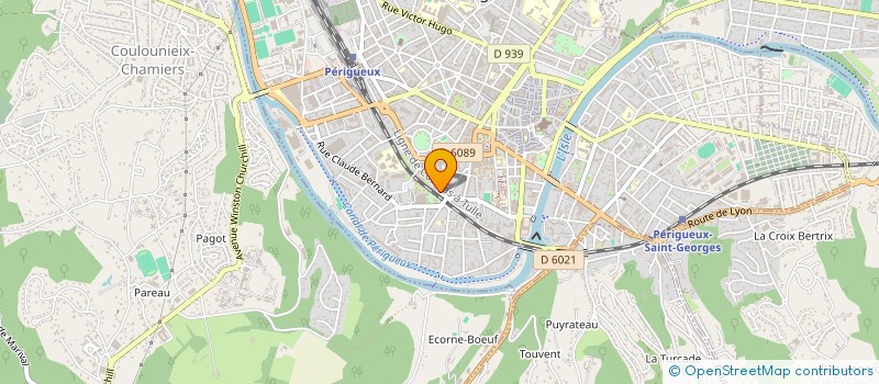 localisation de l'entreprise MADAME MYRIAM PORTAIS  PERIGUEUX