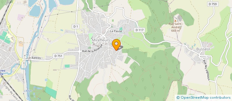 localisation de l'entreprise MADAME MYRIAM PRADEILLES  MIREFLEURS