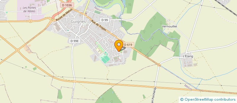 localisation de l'entreprise MADAME MYRIAM PRINCE  GUIGNES