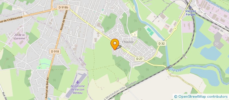 localisation de l'entreprise MADAME MYRIAM QUERO  VIERZON