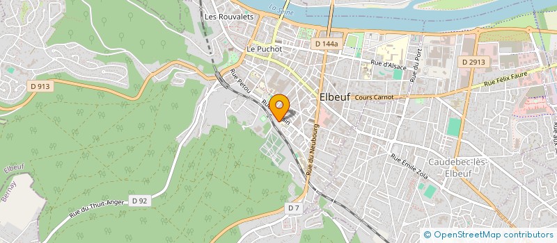 localisation de l'entreprise MADAME MYRIAM QUESNEL  ELBEUF