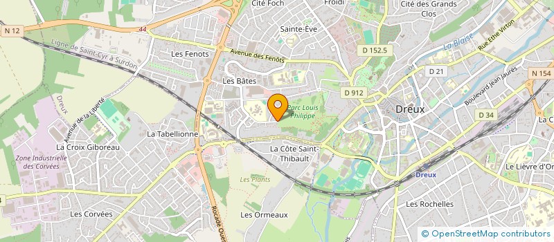 localisation de l'entreprise MADAME MYRIAM RABAA à DREUX