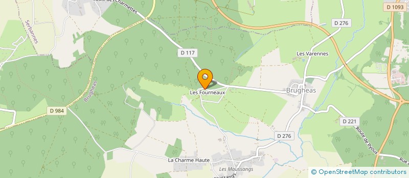 localisation de l'entreprise MADAME MYRIAM RACAT  BRUGHEAS