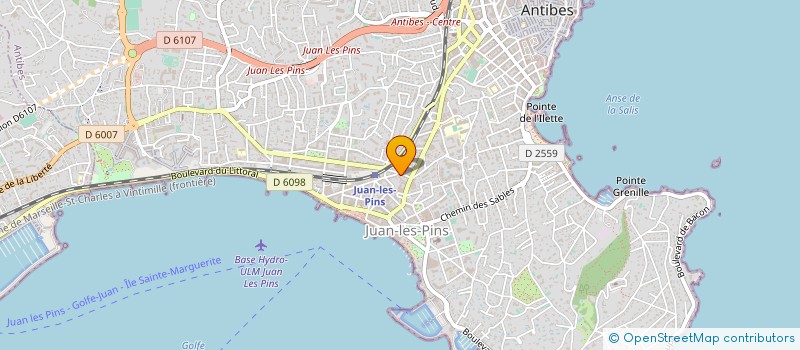localisation de l'entreprise MADAME MYRIAM RAHO à ANTIBES