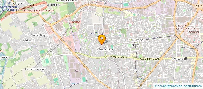 localisation de l'entreprise MADAME MYRIAM RATHIER  SAINT-CYR-SUR-LOIRE