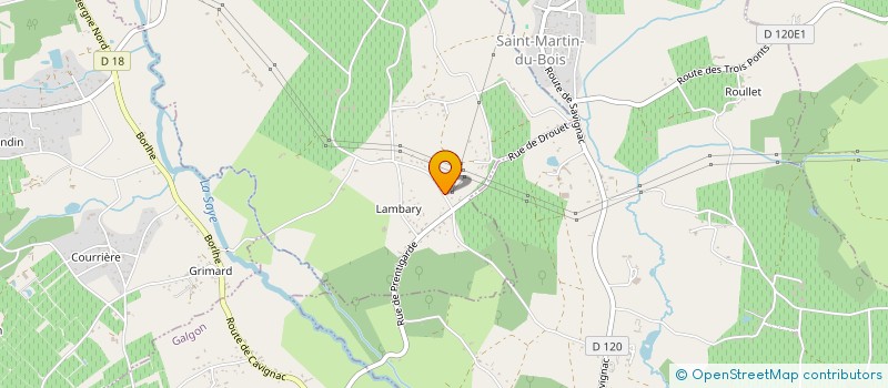 localisation de l'entreprise MADAME MYRIAM REINHARDH  SAINT-CIERS-D'ABZAC