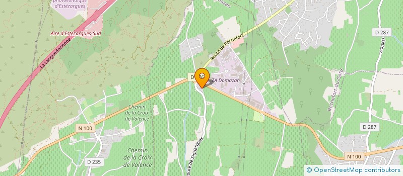 localisation de l'entreprise MADAME MYRIAM RELLIER  DOMAZAN