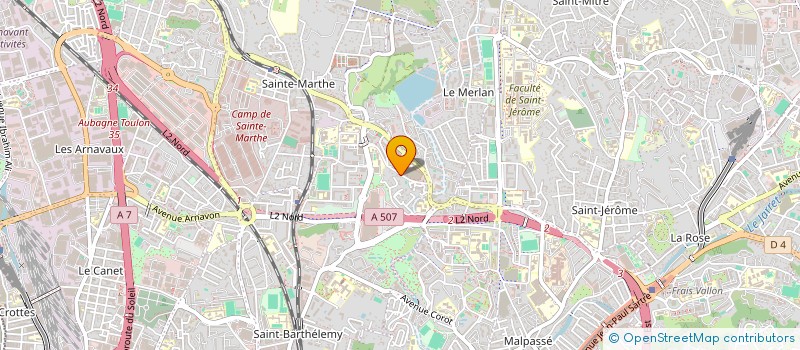 localisation de l'entreprise MADAME MYRIAM REMIR  MARSEILLE